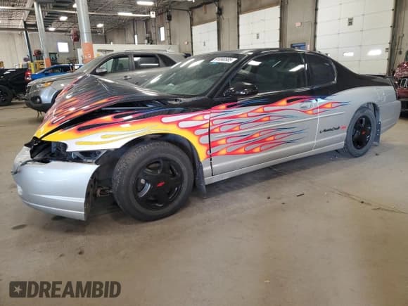 ✅ 2003 Chevrolet Monte Carlo SS • VIN: 2G1WX12K039422279 • Lot: 91090585. Listed on Copart with 167,937 mi. Free auction sales archive from the USA and detailed vehicle history report at DreamBid. Image 1.