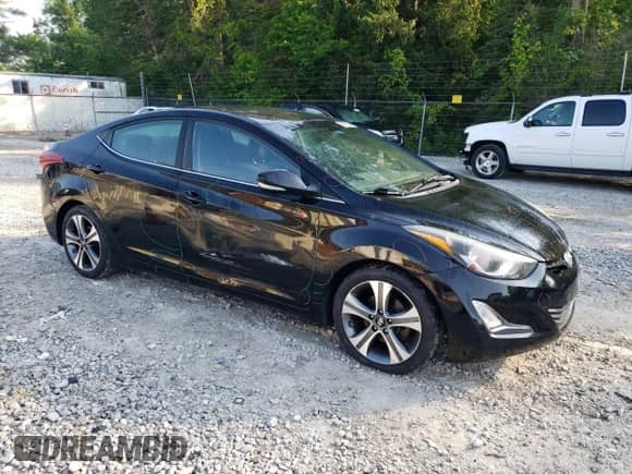 2016 Hyundai Elantra Sport with VIN KMHDH4AH0GU512538, listed as a Copart auction lot 66272935 with 89,543 mi miles and Salvage title. Bid and sale history available at DreamBid. Image 4.
