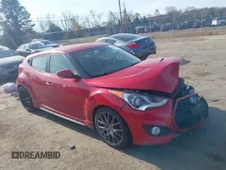 ✅ 2015 Hyundai Veloster Turbo • VIN: KMHTC6AEXFU240705 • Lot: 43646302. Listed on IAAI with 134,880 mi. Free auction sales archive from the USA and detailed vehicle history report at DreamBid. Image 1.