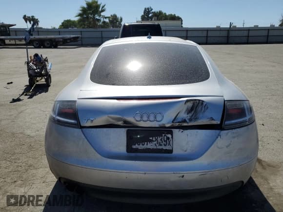 ✅ 2008 Audi TT 2.0T • VIN: TRUAF38J981000639 • Lot: 57808225. Listed on Copart with 169,114 mi. Free auction sales archive from the USA and detailed vehicle history report at DreamBid. Image 6.