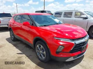 ✅ 2023 Chevrolet Blazer LT • VIN: 3GNKBCR45PS156202 • Lot: 42583840. Listed on IAAI with 43,800 mi. Free auction sales archive from the USA and detailed vehicle history report at DreamBid. Image 1.