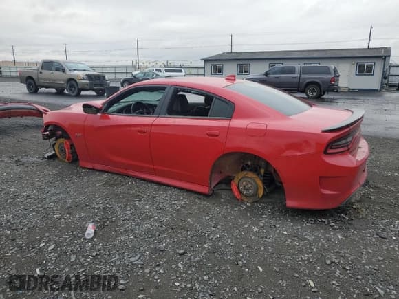 ✅ 2018 Dodge Charger R/T Scat Pack • VIN: 2C3CDXGJ2JH117055 • Lot: 80509605. Listed on Copart with 66,256 mi. Free auction sales archive from the USA and detailed vehicle history report at DreamBid. Image 2.