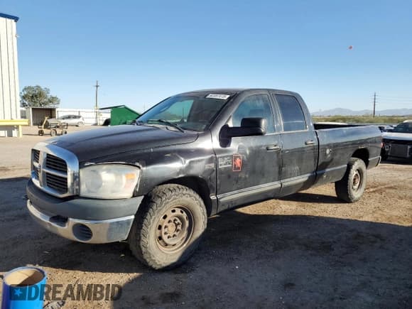 ✅ 2007 Dodge 2500 SLT • VIN: 3D7KR28D67G797464 • Lot: 92357415. Wystawiony na Copart z przebiegiem 312 204 mil. Bezpłatny archiwum sprzedaży aukcyjnych z USA i szczegółowy raport historii pojazdu na DreamBid. Zdjęcie 1.