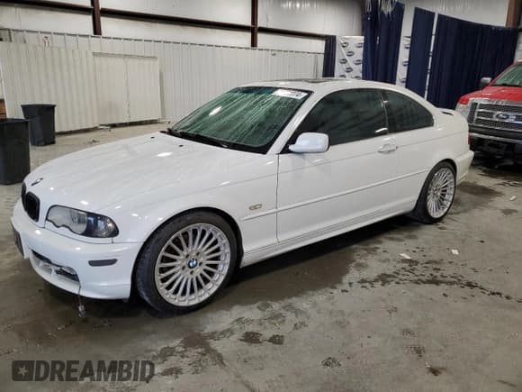 ✅ 2002 BMW 3 Series 325Ci • VIN: WBABN33472JW52750 • Lot: 79733074. Listed on Copart with 188,991 mi. Free auction sales archive from the USA and detailed vehicle history report at DreamBid. Image 1.