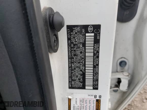 2018 Toyota Camry SE with VIN JTNB11HK9J3022589, listed as a Copart auction lot 82689275 with 149,033 mi miles and Salvage title. Bid and sale history available at DreamBid. Image 12.