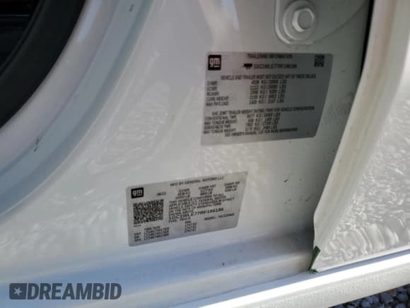 ✅ 2024 Chevrolet Silverado 2500HD Work Truck • VIN: 1GC1WLE77RF186186 • Lot: 93543815. Wystawiony na Copart z przebiegiem 38 077 mil. Bezpłatny archiwum sprzedaży aukcyjnych z USA i szczegółowy raport historii pojazdu na DreamBid. Zdjęcie 12.