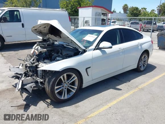 ✅ 2015 BMW 4 Series 428i • VIN: WBA4A9C57FGL86701 • Lot: 42831969. Listed on IAAI with 109,991 mi. Free auction sales archive from the USA and detailed vehicle history report at DreamBid. Image 2.