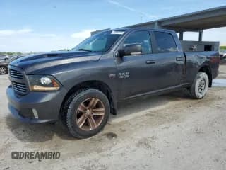 ✅ 2017 Ram 1500 Sport • VIN: 1C6RR7UT7HS737178 • Lot: 64963255. Listed on Copart with 123,279 mi. Free auction sales archive from the USA and detailed vehicle history report at DreamBid. Image 1.