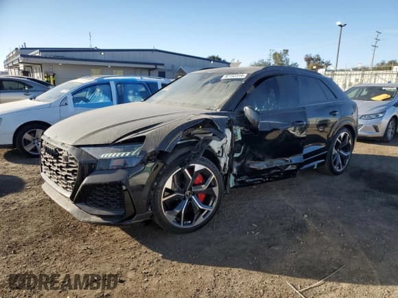 ✅ 2023 Audi RS Q8 • VIN: WU1ARBF15PD011202 • Lot: 82152314. Listed on Copart with 34,228 mi. Free auction sales archive from the USA and detailed vehicle history report at DreamBid. Image 1.