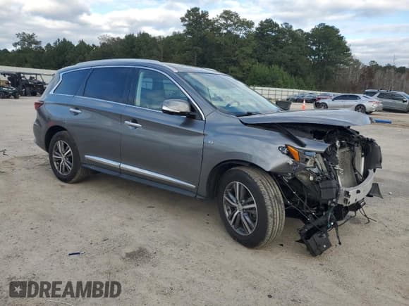 ✅ 2020 Infiniti QX60 Luxe • VIN: 5N1DL0MM3LC506152 • Lot: 90535835. Listed on Copart with 63,994 mi. Free auction sales archive from the USA and detailed vehicle history report at DreamBid. Image 4.