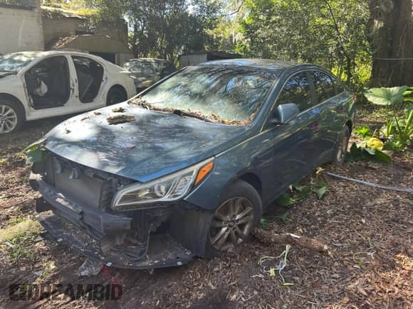 2016 Hyundai Sonata 2.4L z VIN 5NPE24AF7GH268034, wystawiony jako Copart lot #91316115 z przebiegiem Nie podano mil oraz Czysty tytuł • Clean title. Historia ofert i sprzedaży dostępna na DreamBid. Obrazek 2.