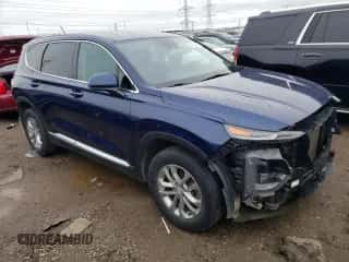 2019 Hyundai Santa Fe SE z VIN 5NMS2CAD3KH104099, wystawiony jako Copart lot #37060083 z przebiegiem 75 704 mil mil oraz . Historia ofert i sprzedaży dostępna na DreamBid. Obrazek 4.