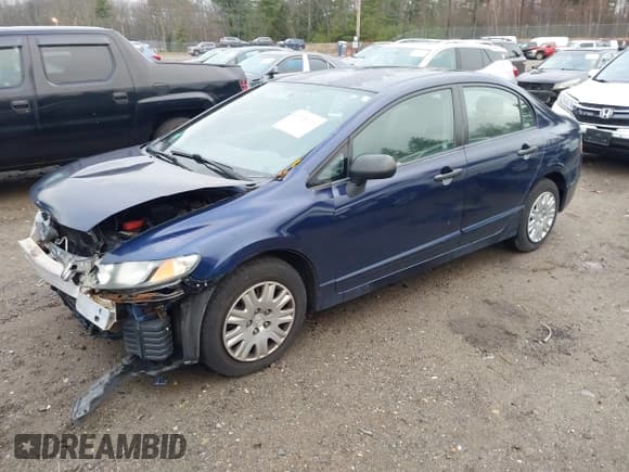 ✅ 2009 Honda Civic DX-G • VIN: 2HGFA15359H515263 • Lot: 43735033. Listed on IAAI with 155,346 mi. Free auction sales archive from the USA and detailed vehicle history report at DreamBid. Image 2.