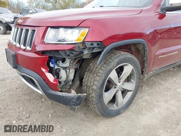 ✅ 2015 Jeep Grand Cherokee Limited • VIN: 1C4RJFBG5FC106808 • Lot: 43580626. Listed on IAAI with 140,296 mi. Free auction sales archive from the USA and detailed vehicle history report at DreamBid. Image 6.