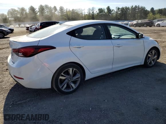 ✅ 2016 Hyundai Elantra SE • VIN: 5NPDH4AE0GH786178 • Lot: 85084405. Listed on Copart with Not provided. Free auction sales archive from the USA and detailed vehicle history report at DreamBid. Image 3.