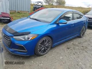 ✅ 2017 Hyundai Elantra Sport • VIN: KMHD04LB7HU324388 • Lot: 83838125. Listed on Copart with 288,331 mi. Free auction sales archive from the USA and detailed vehicle history report at DreamBid. Image 1.
