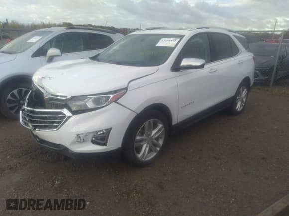 2020 Chevrolet Equinox Premier z VIN 3GNAXYEX3LS534571, wystawiony jako IAAI lot #43458472 z przebiegiem 116 711 mil mil oraz . Historia ofert i sprzedaży dostępna na DreamBid. Obrazek 2.