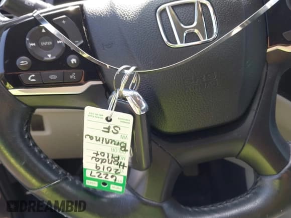 ✅ 2019 Honda Pilot Touring 8-Passenger • VIN: 5FNYF5H95KB010979 • Lot: 43285702. Listed on IAAI with 147,812 mi. Free auction sales archive from the USA and detailed vehicle history report at DreamBid. Image 11.