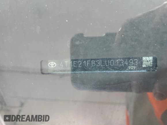 ✅ 2020 Toyota Avalon Hybrid XSE • VIN: 4T1E21FB3LU013493 • Lot: 61402155. Listed on Copart with 186,720 mi. Free auction sales archive from the USA and detailed vehicle history report at DreamBid. Image 12.