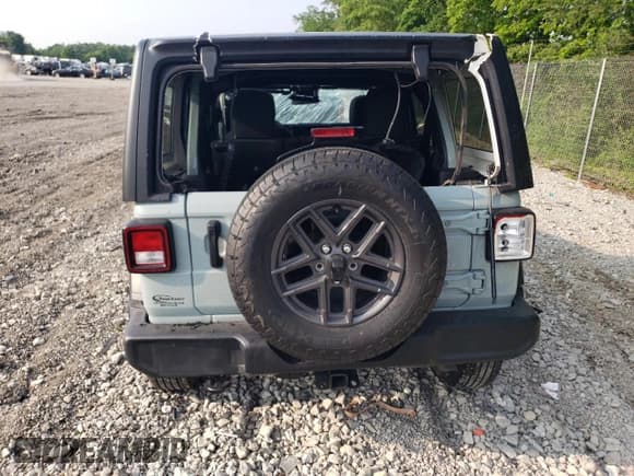 ✅ 2024 Jeep Wrangler Sport S • VIN: 1C4PJXDNXRW297041 • Lot: 59470025. Listed on Copart with 15,703 mi. Free auction sales archive from the USA and detailed vehicle history report at DreamBid. Image 6.