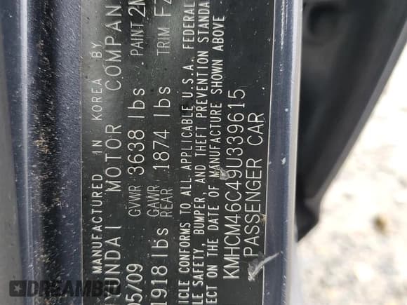 ✅ 2009 Hyundai Accent Auto GLS • VIN: KMHCM46C49U339615 • Лот: 45606675. Опубликован ранее на Copart с пробегом 149 048 миль. Бесплатный доступ к архиву аукционных продаж из США и подробный отчёт об истории автомобиля на DreamBid. Изображение 14.