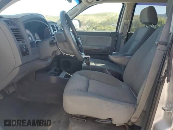 2007 Dodge Dakota ST with VIN 1D3HW28P07S173568, listed as a Copart auction lot 57132075 with 167,477 mi miles and Salvage title. Bid and sale history available at DreamBid. Image 7.