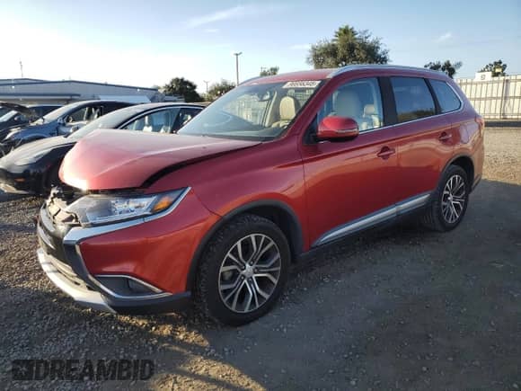 2018 Mitsubishi Outlander SE with VIN JA4AD3A30JZ022574, listed as a Copart auction lot 90856345 with 78,609 mi miles and Salvage title. Bid and sale history available at DreamBid. Image 1.