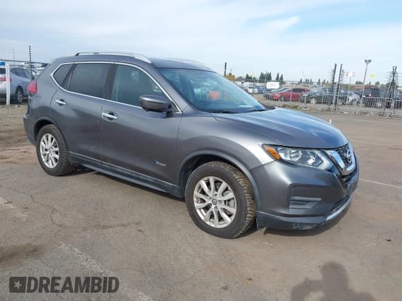 ✅ 2017 Nissan Rogue SV Hybrid • VIN: 5N1ET2MT0HC780682 • Lot: 43667049. Listed on IAAI with 155,797 mi. Free auction sales archive from the USA and detailed vehicle history report at DreamBid. Image 1.