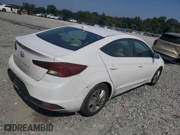 2020 Hyundai Elantra SEL with VIN 5NPD84LF0LH603667, listed as a Copart auction lot 80914095 with 111,746 mi miles and Salvage title. Bid and sale history available at DreamBid. Image 3.