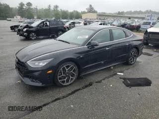 ✅ 2023 Hyundai Sonata N Line • VIN: KMHL14JC0PA288144 • Лот: 63795685. Опубликован ранее на Copart с пробегом 30 154 миль. Бесплатный доступ к архиву аукционных продаж из США и подробный отчёт об истории автомобиля на DreamBid. Изображение 1.