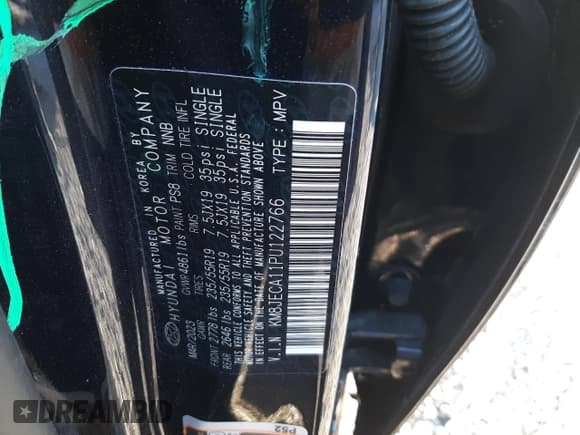 ✅ 2023 Hyundai Tucson Limited • VIN: KM8JECA11PU122766 • Lot: 75687984. Wystawiony na Copart z przebiegiem 15 521 mil. Bezpłatny archiwum sprzedaży aukcyjnych z USA i szczegółowy raport historii pojazdu na DreamBid. Zdjęcie 13.