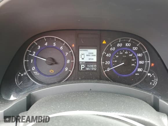 ✅ 2012 Infiniti FX • VIN: JN8AS1MW9CM156378 • Lot: 81741085. Listed on Copart with 163,839 mi. Free auction sales archive from the USA and detailed vehicle history report at DreamBid. Image 9.