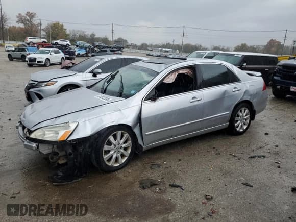 ✅ 2007 Honda Accord EX-L • VIN: 1HGCM66587A074957 • Lot: 91372535. Listed on Copart with Not provided. Free auction sales archive from the USA and detailed vehicle history report at DreamBid. Image 1.