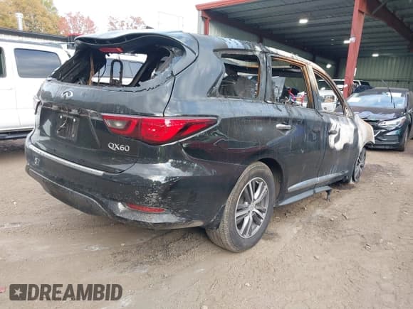 ✅ 2019 Infiniti QX60 Luxe • VIN: 5N1DL0MM0KC507404 • Lot: 43639014. Listed on IAAI with Not provided. Free auction sales archive from the USA and detailed vehicle history report at DreamBid. Image 4.