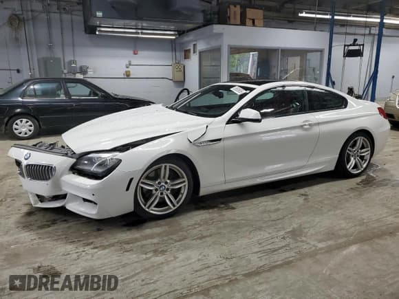 ✅ 2013 BMW 6 Series 650i xDrive • VIN: WBAYM1C58DDZ02671 • Лот: 59509955. Опубликован ранее на Copart с пробегом 76 630 миль. Бесплатный доступ к архиву аукционных продаж из США и подробный отчёт об истории автомобиля на DreamBid. Изображение 1.