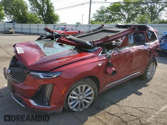 ✅ 2025 Cadillac XT6 AWD Premium Luxury • VIN: 1GYKPDRS7SZ102470 • Lot: 54591615. Listed on Copart with Not provided. Free auction sales archive from the USA and detailed vehicle history report at DreamBid. Image 1.