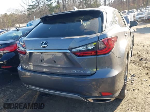 ✅ 2022 Lexus RX 350 • VIN: 2T2HZMAA8NC241885 • Lot: 41776191. Listed on IAAI with 89,842 mi. Free auction sales archive from the USA and detailed vehicle history report at DreamBid. Image 17.