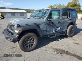 ✅ 2024 Jeep Wrangler Sport S • VIN: 1C4PJXDN4RW299593 • Lot: 81295955. Listed on Copart with Not provided. Free auction sales archive from the USA and detailed vehicle history report at DreamBid. Image 1.
