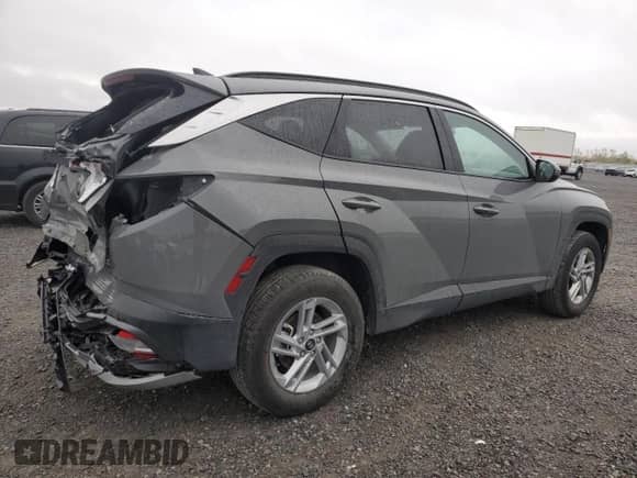 2025 Hyundai Tucson SEL with VIN 5NMJBCDEXSH553859, listed as a Copart auction lot 89507735 with 12,048 mi miles and Salvage title. Bid and sale history available at DreamBid. Image 3.