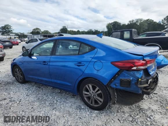 2018 Hyundai Elantra SEL with VIN 5NPD84LF2JH254976, listed as a Copart auction lot 85783985 with 125,609 mi miles and Salvage title. Bid and sale history available at DreamBid. Image 2.