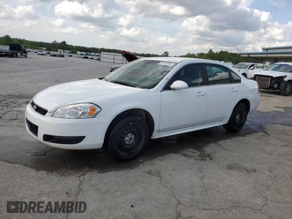 2014 Chevrolet Impala Police Police with VIN 2G1WD5E34E1158876, listed as a Copart auction lot 55107095 with 151,734 mi miles and Salvage title. Bid and sale history available at DreamBid. Image 1.