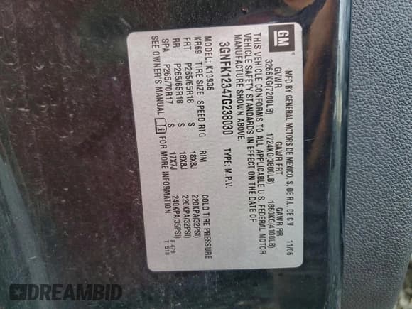 ✅ 2007 Chevrolet Avalanche 2LT • VIN: 3GNFK12347G238030 • Лот: 93512525. Опубликован ранее на Copart с пробегом 169 213 миль. Бесплатный доступ к архиву аукционных продаж из США и подробный отчёт об истории автомобиля на DreamBid. Изображение 12.