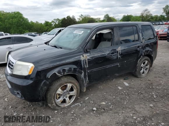 ✅ 2014 Honda Pilot EX-L • VIN: 5FNYF3H73EB015573 • Lot: 54380885. Listed on Copart with 197,366 mi. Free auction sales archive from the USA and detailed vehicle history report at DreamBid. Image 1.