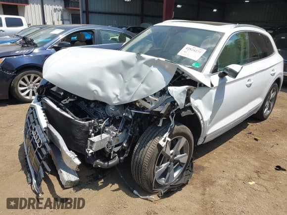 ✅ 2024 Audi Q5 Premium Plus • VIN: WA1BBAFY8R2120081 • Lot: 42824271. Listed on IAAI with 9,557 mi. Free auction sales archive from the USA and detailed vehicle history report at DreamBid. Image 6.