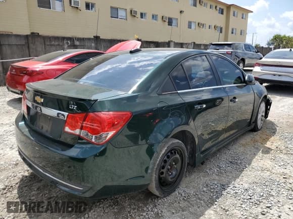 ✅ 2015 Chevrolet Cruze LTZ • VIN: 1G1PG5SB8F7254926 • Lot: 46244653. Listed on Copart with 152,210 mi. Free auction sales archive from the USA and detailed vehicle history report at DreamBid. Image 3.