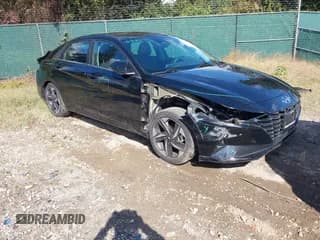 ✅ 2022 Hyundai Elantra Limited • VIN: 5NPLP4AG9NH051499 • Lot: 43480867. Listed on IAAI with 61,513 mi. Free auction sales archive from the USA and detailed vehicle history report at DreamBid. Image 1.