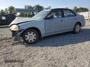 ✅ 2000 Honda Civic VP • VIN: 2HGEJ6615YH579971 • Lot: 81269835. Listed on Copart with 162,672 mi. Free auction sales archive from the USA and detailed vehicle history report at DreamBid. Image 1.