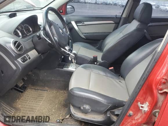 2009 Chevrolet Aveo 2LT z VIN KL1TG66E59B652927, wystawiony jako Copart lot #81853464 z przebiegiem 113 538 mil mil oraz Szkoda całkowita • Salvage title. Historia ofert i sprzedaży dostępna na DreamBid. Obrazek 7.