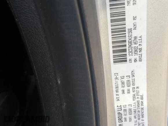 ✅ 2014 Dodge Avenger SE • VIN: 1C3CDZAG8EN161566 • Лот: 82109034. Опубликован ранее на Copart с пробегом 105 355 миль. Бесплатный доступ к архиву аукционных продаж из США и подробный отчёт об истории автомобиля на DreamBid. Изображение 12.