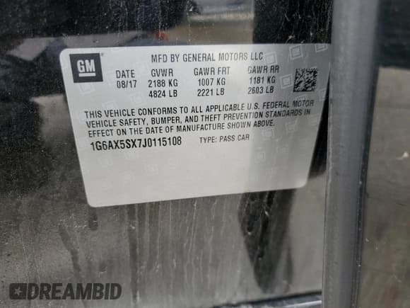 ✅ 2018 Cadillac CTS Luxury AWD • VIN: 1G6AX5SX7J0115108 • Lot: 66919215. Wystawiony na Copart z przebiegiem 95 374 mil. Bezpłatny archiwum sprzedaży aukcyjnych z USA i szczegółowy raport historii pojazdu na DreamBid. Zdjęcie 12.